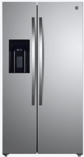 Kenmore 897.51805320 20- cu ft Counter-Depth 36-in Wide Side-by-Side Refrigerator with Ice Maker ,Water and Ice Dispenser ( Stainless Steel ) ENERGY STAR Certified
