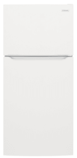 Frigidaire FFTR1835VW 30 Inch Top Freezer Refrigerator with 18.3 Cu. Ft. Capacity, Adjustable Shelves, Humidity-Controlled Crispers, Half-width Deli Drawer, Gallon Door Bins, Auto-Close Doors, EvenTemp™ Cooling System, and ADA Compliant: White
