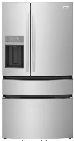 Frigidaire FRMS274TAV 36 in. 26 cu. ft. Standard-Depth 4-Door French Door Refrigerator in Fingerprint-Resistant Stainless Steel Look