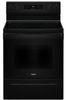 Whirlpool 30 Inch Electric Freestanding Range : Black WFES3530RB
