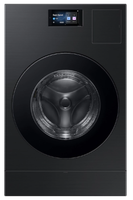 Samsung WD90F53AVB 27 Inch Front Load Washer/Dryer Combo with 5.3 cu ft Capacity, AI Opti Wash & Dry™, Flex Auto Dispense System, 7 Inch LCD Screen, Auto Open Door, Internal Heater & Fan Easy Lint Clean and Energy Star Certified