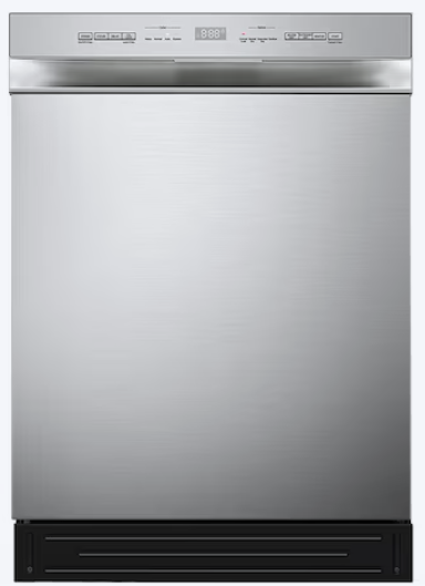 NEW IN BOX ITEM!!!!!!! Midea 24-in Front Control Built-in Dishwasher ( Stainless Steel ) , 52-Decibel MDF24P2BST