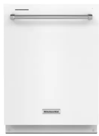 KitchenAid KDTE204KWH 24 Inch Fully Integrated Dishwasher White