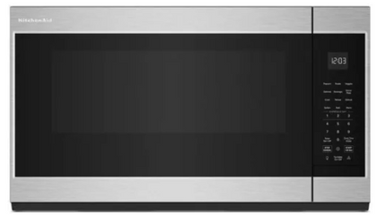 KitchenAid KMMS130RPS 30 Inch Over-the-Range Microwave with 1.9 cu. ft. Capacity, Auto Functions, 3-Speed 400 CFM Motor, Adjustable LED Light, Sensor Cooking Functions and Express Start Functions