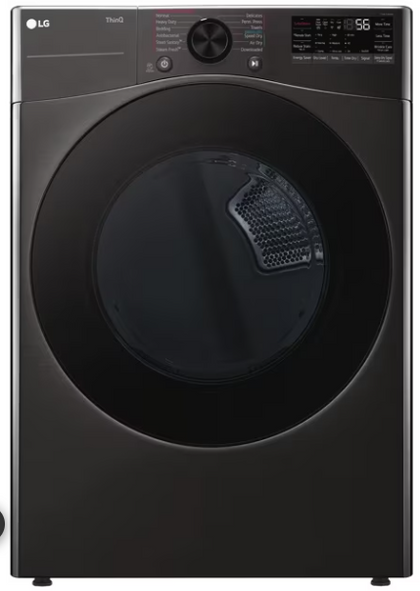 LG 7.4 cu. ft. ELECTRIC Dryer with TurboSteam and Built-In Intelligence DLEX4080B