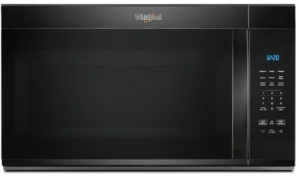 Whirlpool - 1.7 Cu. Ft. Over-the-Range Microwave with 1000-Watts Cooking Power - Black WMMS3130RB