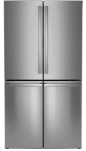 GE Profile PHD23BYWFS 36 Inch Counter-Depth 4-Door French Door Smart R ...