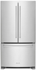 Kitchen Aid 20 cu. ft. 36-Inch Width Counter-Depth French Door Refrigerator with Interior Dispense KRFC300E(S/B)S