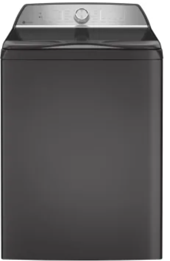 GE Profile PTW600BPRDG 28 Inch Top Load Smart Washer with 5.0 Cu. Ft. Capacity, Sanitize with Oxi, Smart FlexDispense™, Tangle Control, Deep Fill and Energy Star Certified: Diamond Gray