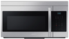 Samsung ME16A4021AS 1.6 cu. ft. Over-the-Range Microwave Oven with 1,000 Watts, 2-Speed 300 CFM Venting System, Auto Cook, +30 Sec Button, Eco Mode, and Glass Turntable: Stainless Steel