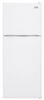 Haier HA10TG21S(B/S/W) 24 Inch Counter-Depth Top Freezer Refrigerator with 9.8 Cu.Ft. Total Capacity, 2 Spill Proof Glass Shelves, Humidity Controlled Crisper, LED Interior Lighting, 3 Door Bins, 1 Freezer Shelf, 2 Freezer Door Bins and ADA Compliance