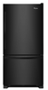 Whirlpool 30 Inch Bottom-Freezer Refrigerator with 18.5 cu. ft. Capacity WRB329DMB(B/W/M)