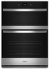Whirlpool WOEC5027LZ 27 Inch Combination Smart Wall Oven with 4.3 cu. ft. Fan Convection Oven, Steam Clean, Air Fry, Frozen Bake™, 1.4 cu. ft. Microwave, 900 Watts, and Star K: Fingerprint Resistant Stainless Steel