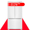 Whirlpool WRF535SWH(B/W/V/Z) 36 Inch French Door Refrigerator with 25 Cu. Ft. Capacity