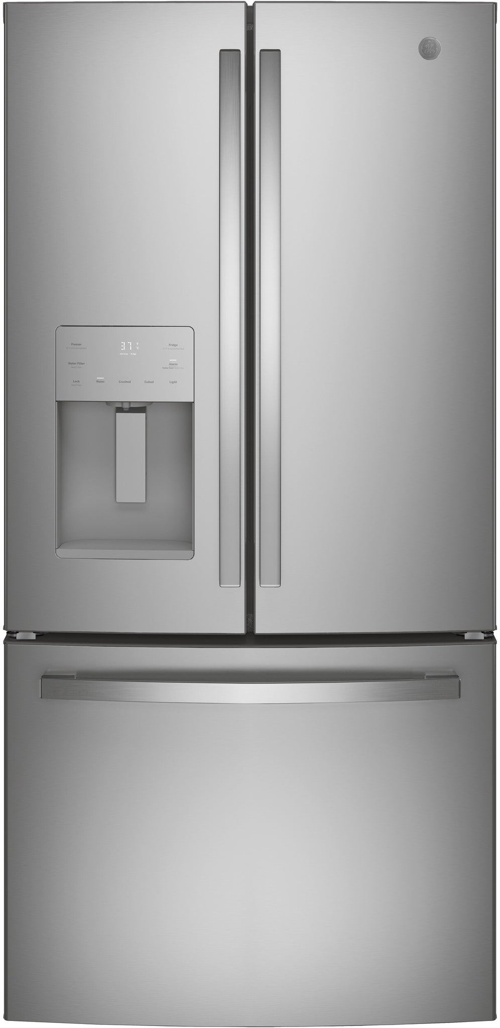 GE GFE24JYKFS 33 Inch French Door Refrigerator with 23.6 Cu. Ft. Capacity