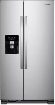 Whirlpool WRS331SDHM 33 Inch Freestanding Side by Side Refrigerator with 21.4 Cu. Ft. Total Capacity