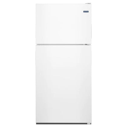 Maytag 18.2-cu ft Top-Freezer Refrigerator White (MRT118FFFH)