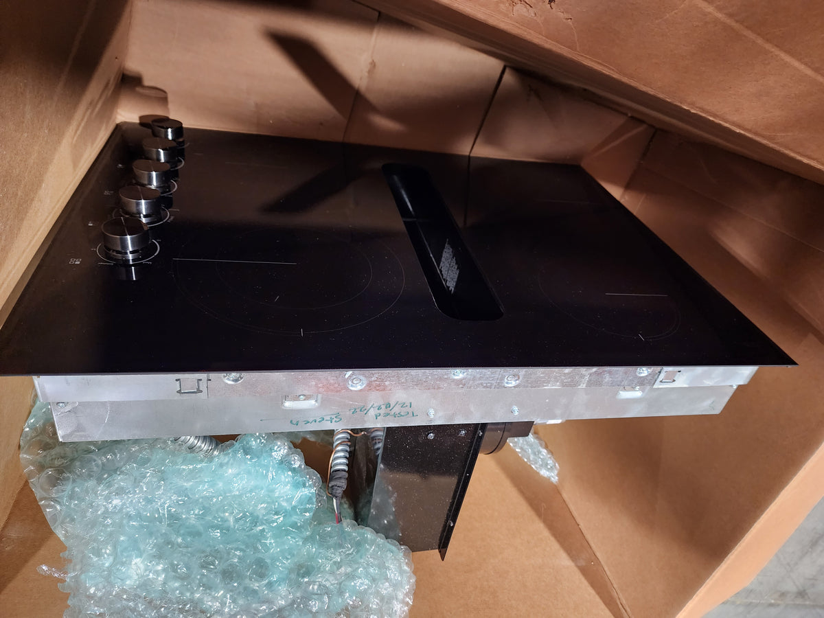 JennAir Black Floating Glass 30" JX3™ Electric Downdraft Cooktop JED34