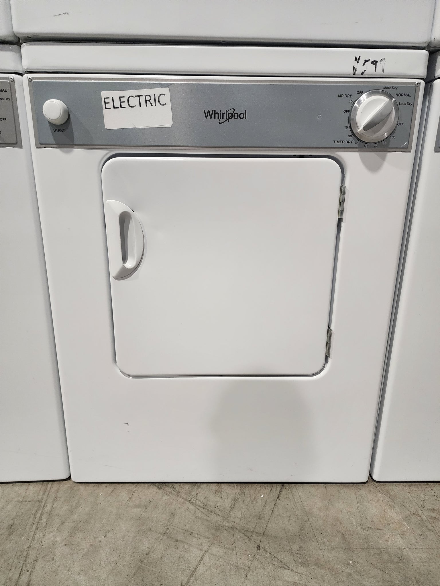 Whirlpool 3.4-cu ft Stackable Portable Electric Dryer (White) in the Electric  Dryers department at