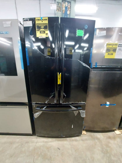 GE (GNE25JGKBB) 33 Inch French Door Refrigerator with 24.7 Cu. Ft. Capacity