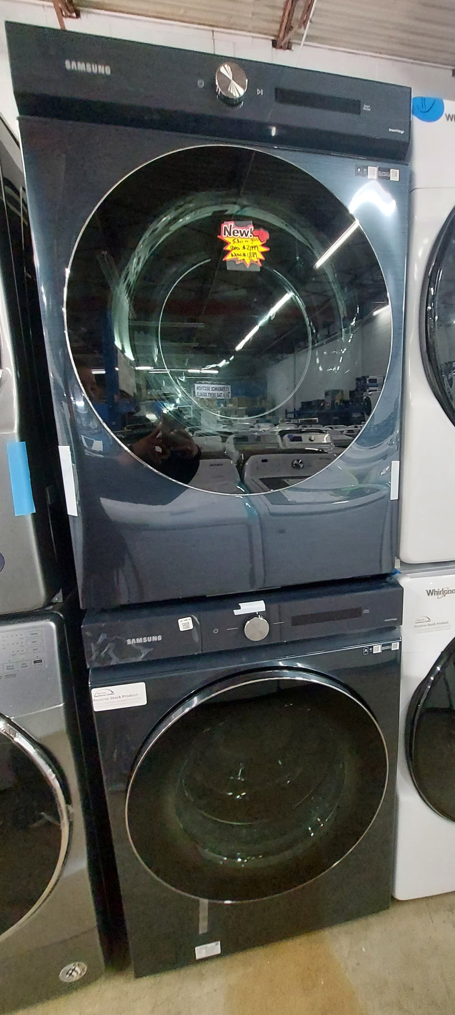 Samsung BESPOKE (DVG53BB8900D) Gas Dryer