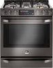 LG 6.3 cu. ft. Smart wi-fi Enabled Gas Slide-in Range with ProBake Convection - Black Stainless Steel - LSSG3020BD