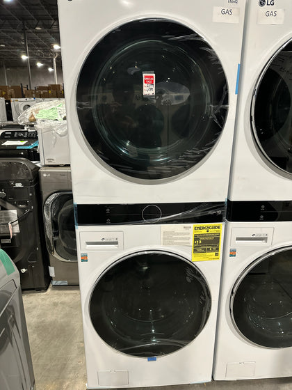 LG ThinQ Single Unit Front Load LG WashTower™ with Center Control™ 4.5 cu. ft. Washer and 7.4 cu. ft. Gas Dryer (WKGX201HWA)