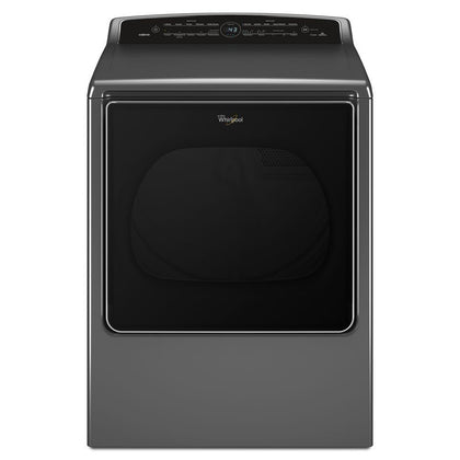 Whirlpool 8.8 cu.ft Smart Top Load Electric Dryer with Remote Control  - Chrome Shadow WED8700EC