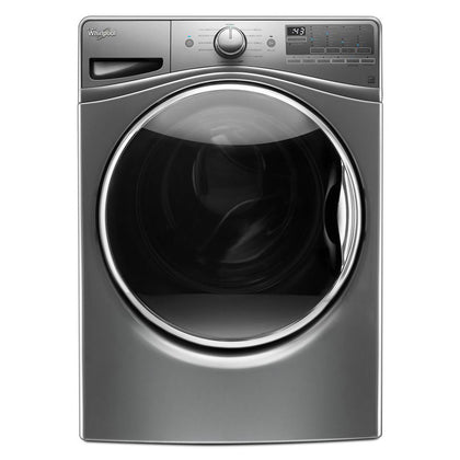Whirlpool 4.5 cu.ft Front Load Washer with 12-Hour FanFresh Option, 11 cycles - Chrome Shadow WFW90HEFC