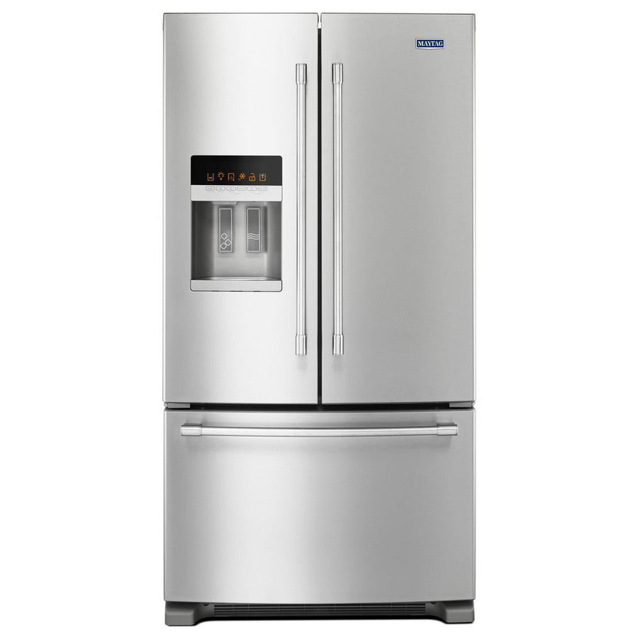 Maytag 36- Inch Wide French Door Refrigerator with Dual Cool Evaporators - 27 Cu. Ft.  - Fingerprint Resistant Stainless Steel MFT2776FEZ