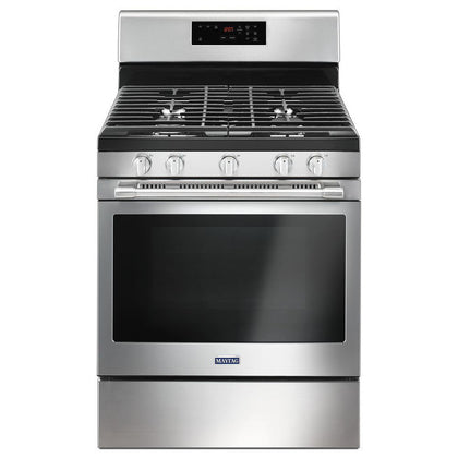 Maytag 30-inch Wide Gas Range With 5th Oval Burner - 5.0 Cu. Ft. - Fingerprint Resistant Stainless Steel MGR6600FZ