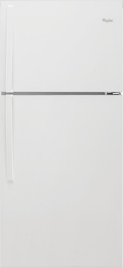 Whirlpool - 19.3 Cu. Ft. Top-Freezer Refrigerator - White (WRT519SZDW)