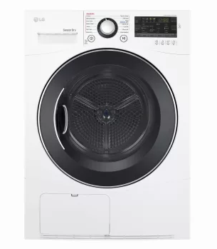 LG 4.2 cu ft Compact 24-inch Dryer DLEC888W