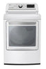 LG Electronics 7.3 cu. ft. Ultra Large White Smart Gas Vented Dryer with EasyLoad Door and Sensor Dry, ENERGY STAR DLG7301WE 649 open box new