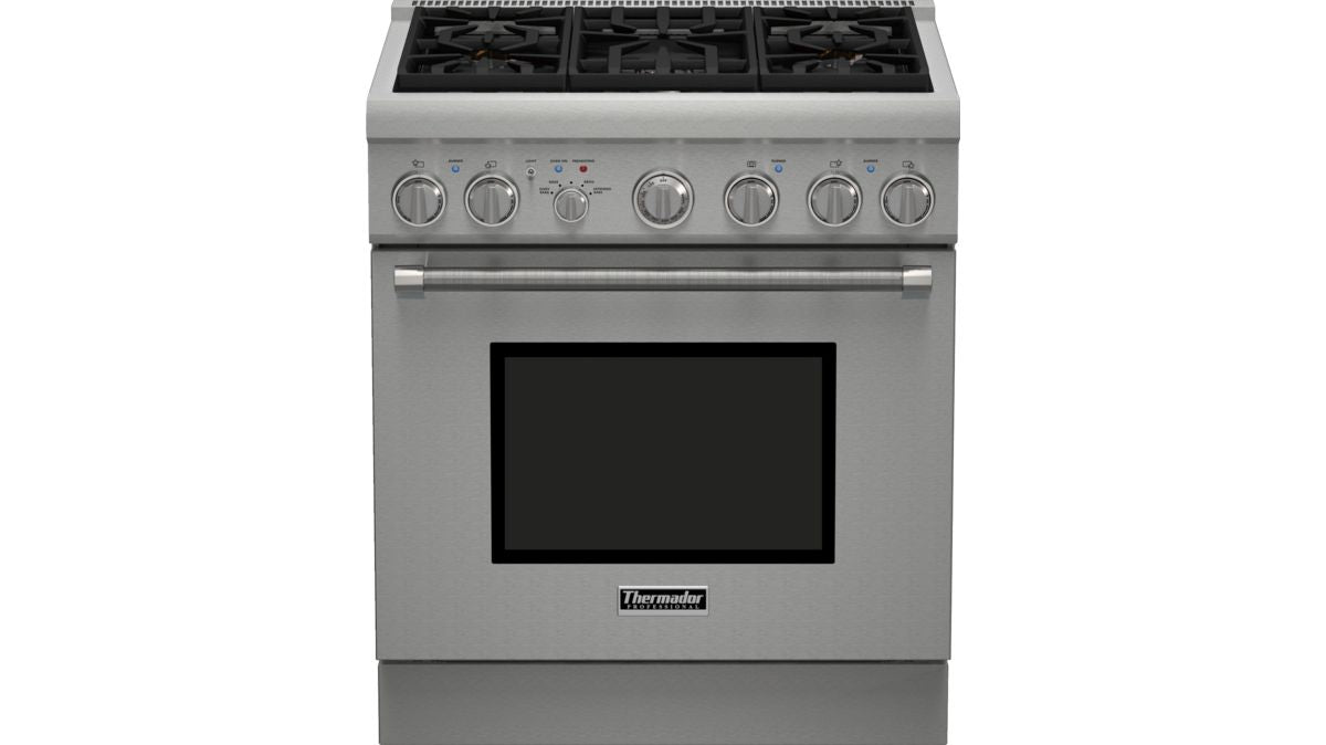Thermador 30-Inch Pro Harmony(R) Standard Depth Gas Range - Stainless Steel - PRG305PH
