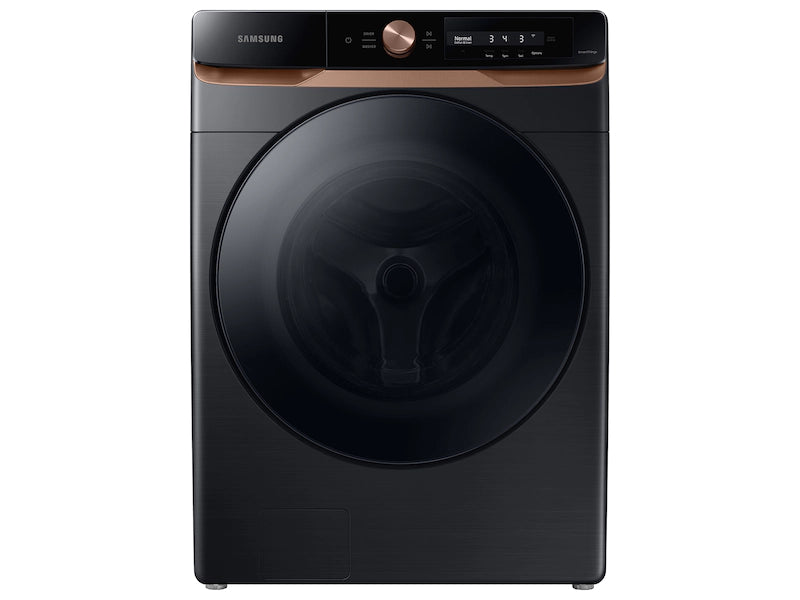 Samsung 4.6 cu. ft. Large Capacity AI Smart Dial Front Load Washer with Auto Dispense and Super Speed Wash in Brushed Black WF46BG6500AV