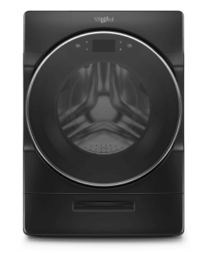 Whirlpool WFW9620HBK 5.0 Cu. Ft. High Efficiency Stackable Smart Front Load Washer with Steam and Load & Go XL Dispenser - Black Shadow