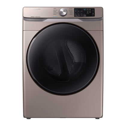 Samsung 7.5 cu. ft. Stackable Champagne Electric Dryer with Steam - DVE45R6100C
