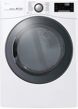 LG TurboSteam Series DLEX3900W 27 Inch Electric Smart Dryer with TurboSteam™ Technology
