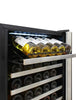 Vinotemp (EL-142SDST) Dual-Zone Wine Cooler 155 Bottle Holder