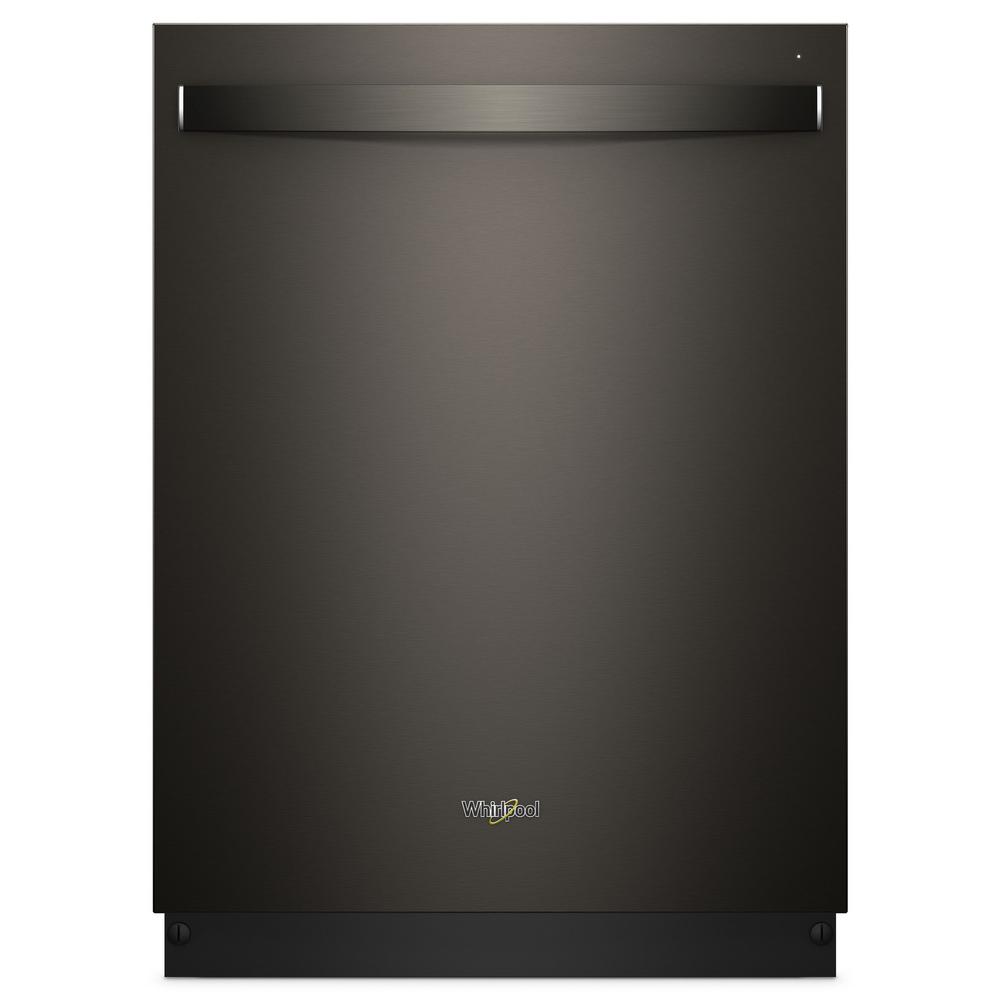 Whirlpool 23.9-inch Built-in Dishwasher with Third Level Rack - Black Stainless WDT970SAHV