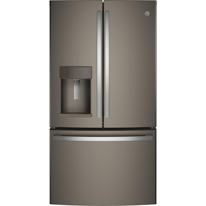 GE 27.8 cu. ft. French Door Refrigerator in Slate, Fingerprint Resistant - GFE28GMKES