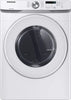 Samsung (DVE45T6000W) 27 Inch Electric Dryer with 7.5 Cu. Ft. Capacity