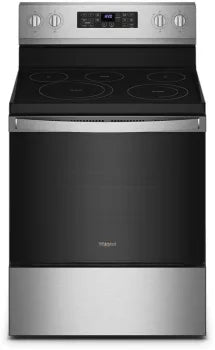 Whirlpool WFE550S0LZ 30 Inch Freestanding Electric Range with 5 Radiant Elements, 5.3 Cu. Ft. Capacity