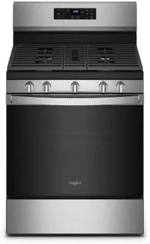 Whirlpool 30 Inch Freestanding Gas Range with 5 Sealed Burners, 5.0 Cu. Ft. Capacity (WFG550S0LZ)