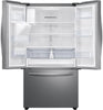 Samsung 26.5 cu. ft. Large Capacity 3-Door French Door Refrigerator with Family Hub™ and External Water & Ice Dispenser in Stainless Steel (RF27T5501SR)