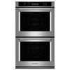 KitchenAid Double Wall Oven with Even-Heat True Convection - Stainless Steel - KODE500ESS