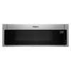 Whirlpool 1.1 cu. ft. Over the Range Low Profile Microwave Hood Combination in Stainless Steel - WML55011HS