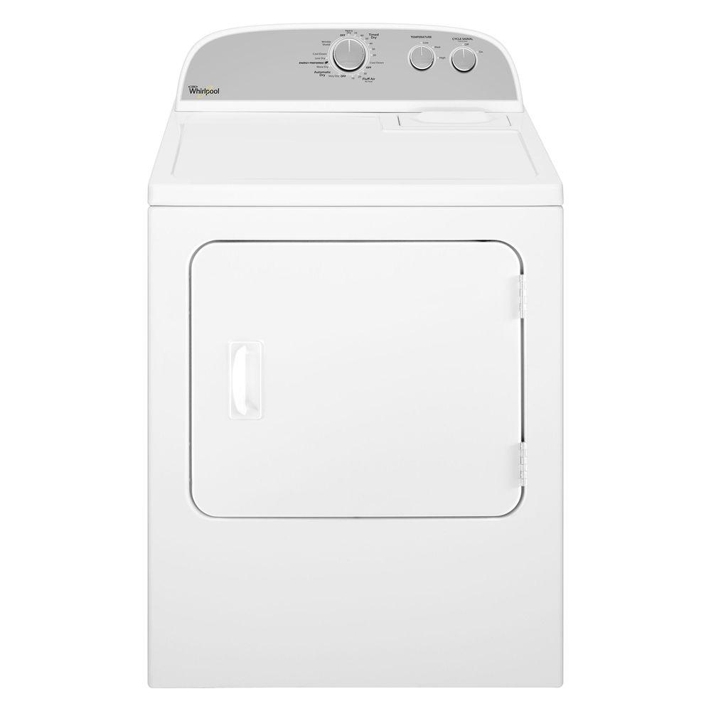 Whirlpool 7.0 cu.ft Top Load Electric Dryer with AutoDry - White - WED4815EW