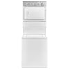 Whirlpool 2.5 cu.ft Long Vent Electric Stacked Laundry Center 4 Wash and 6 Dry cycles - White WETLV27FW